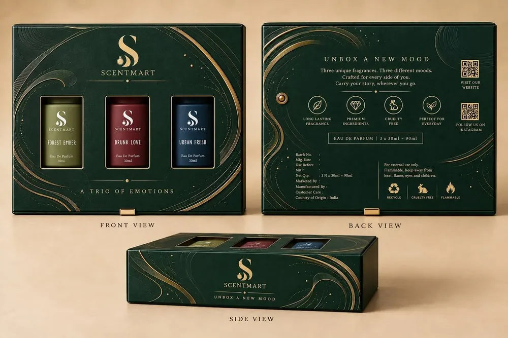 Scentmart Pack of 3 gift box