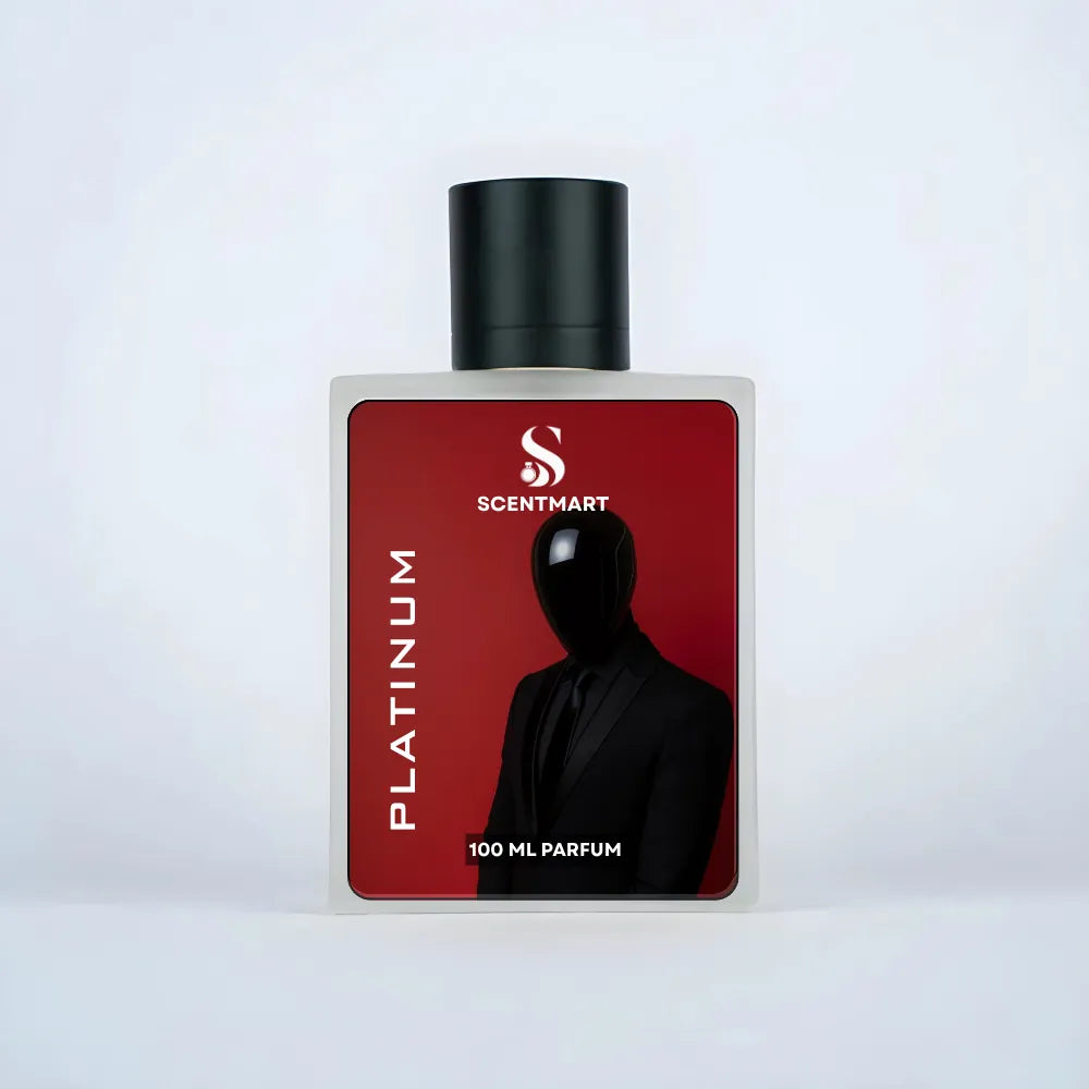 Platinum Inspired fragrance bottle