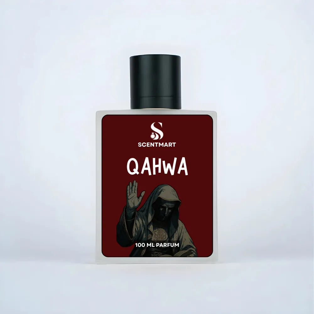 Qahwa Inspired fragrance bottle